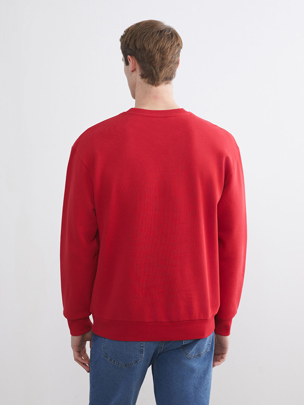 Чоловік ЧЕРВОНИЙ Світшот - Толстовка-3