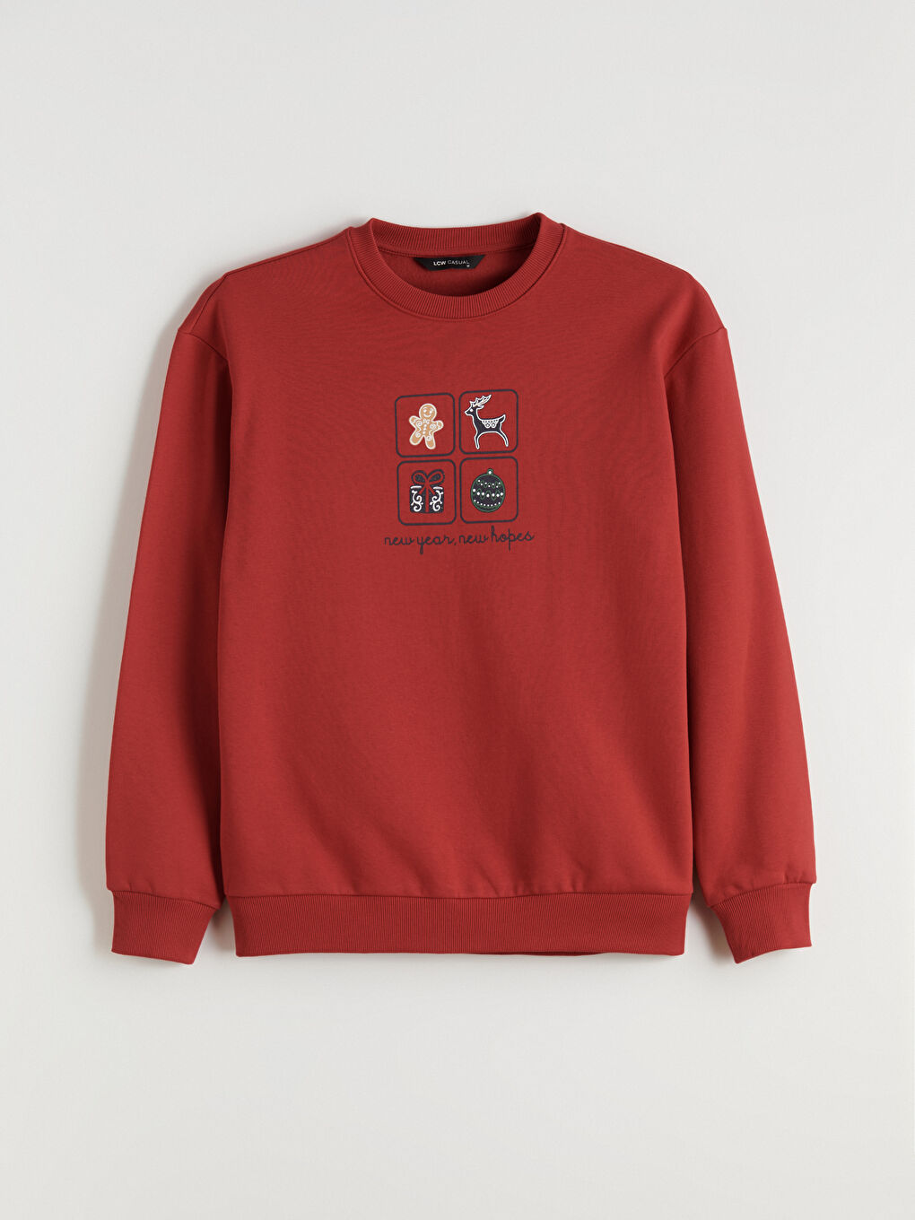 Чоловік ЧЕРВОНИЙ Світшот - Толстовка-4