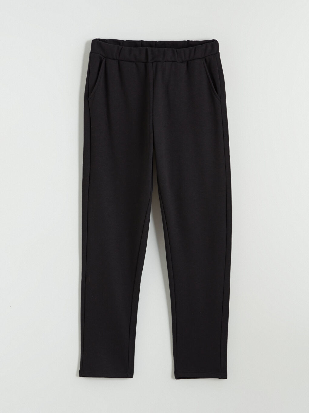 Plus Size Elastic Waist Women's Trousers-4