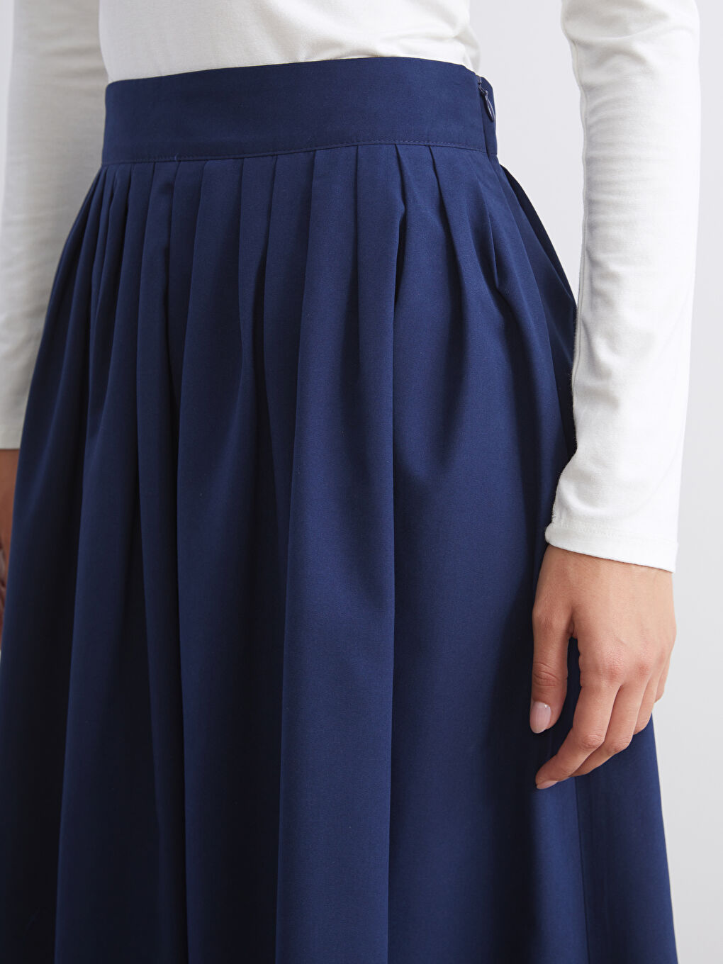 LCW Modest Woman NAVY Skirt -W5IM53Z8-Z5N