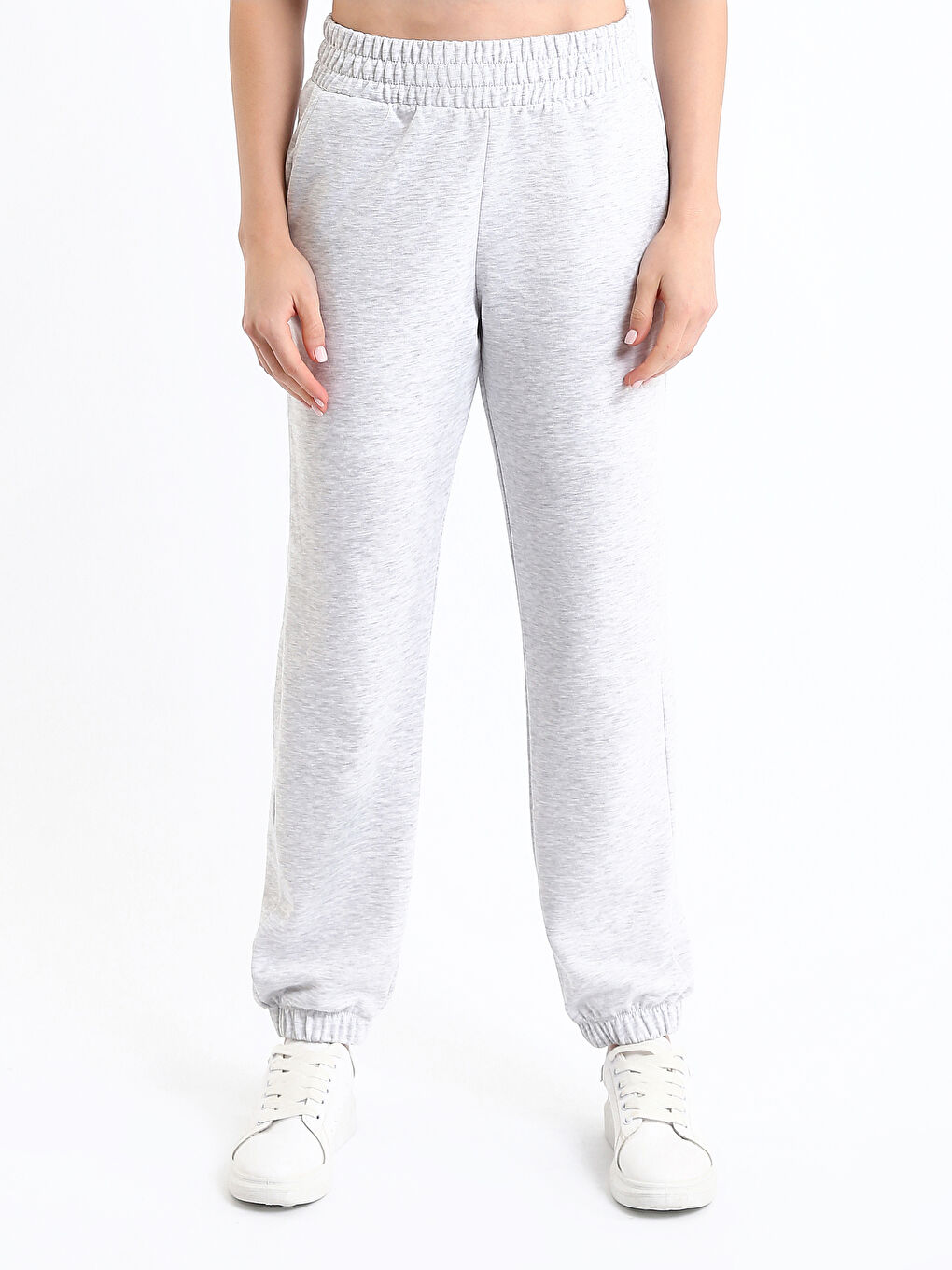 Elasticated Waist Women's Jogger Sweatpants-1