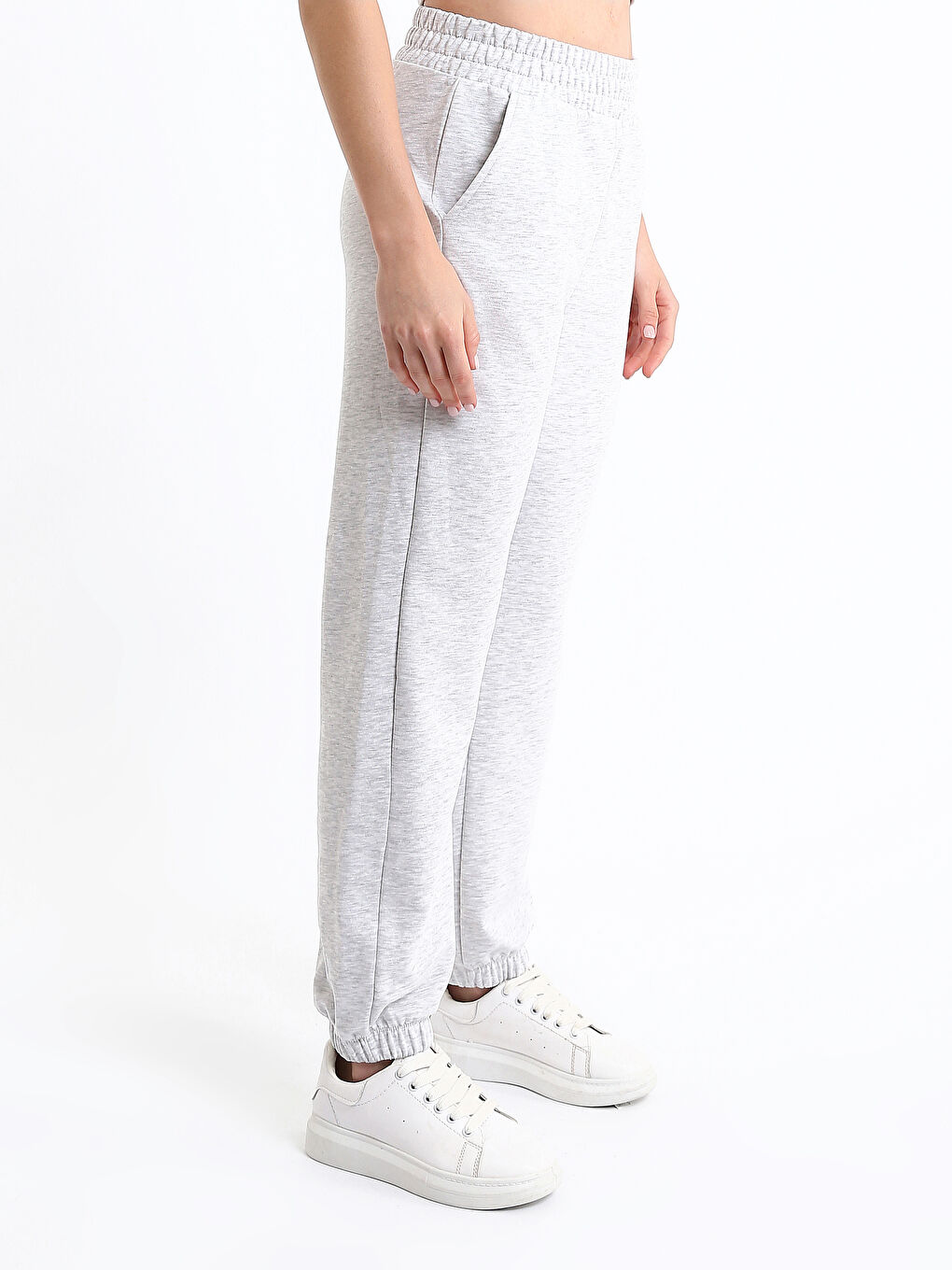 Elasticated Waist Women's Jogger Sweatpants-3