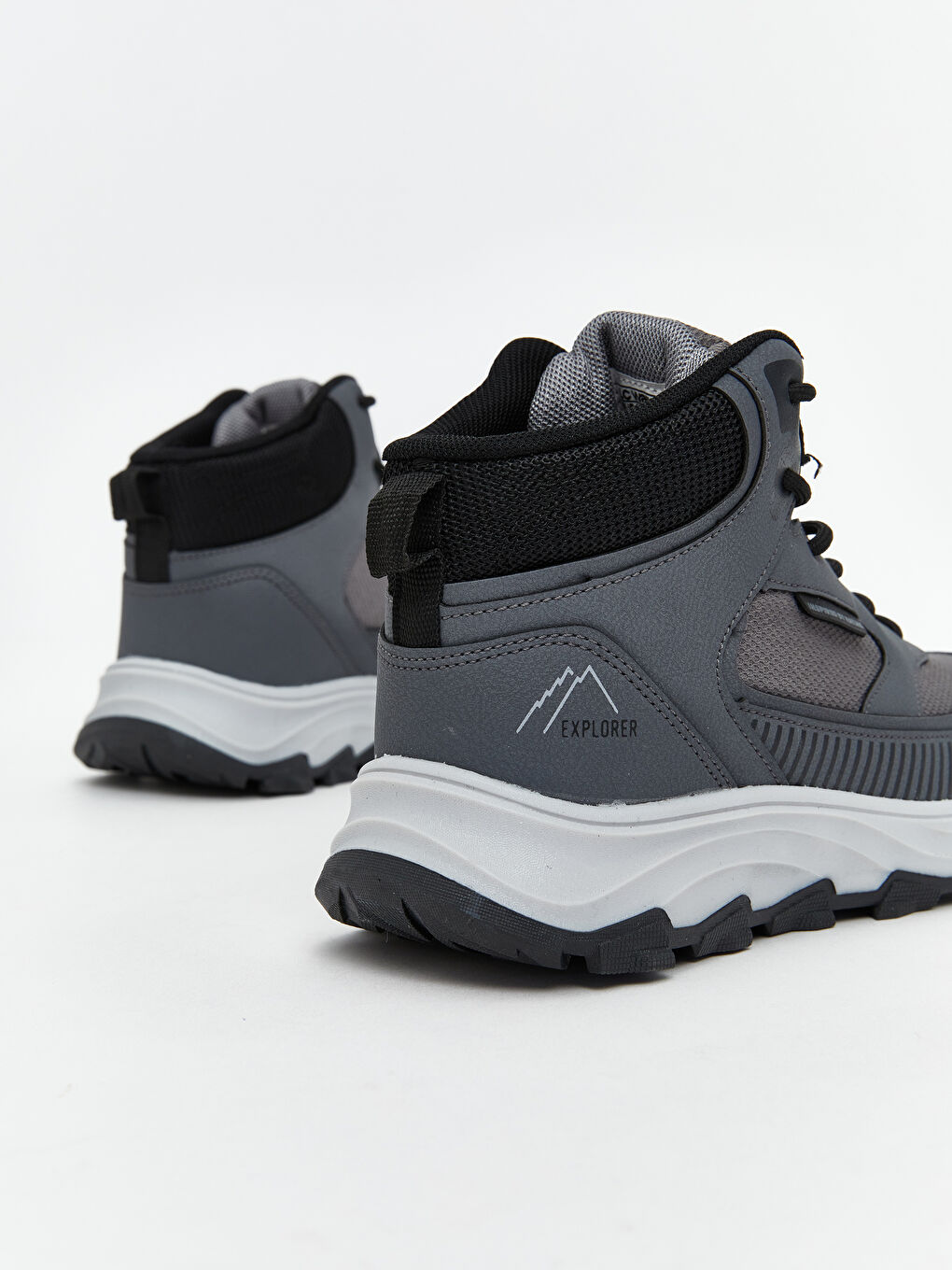 Antrasit Bağcıklı Erkek Çocuk Spor Ayakkabı-4