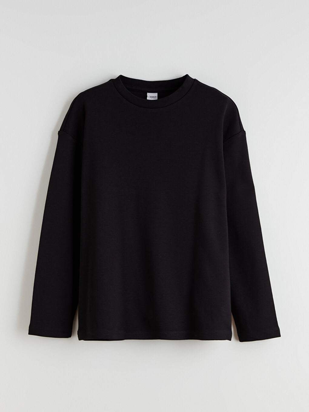 Siyah Bisiklet Yaka Erkek Çocuk Tişört