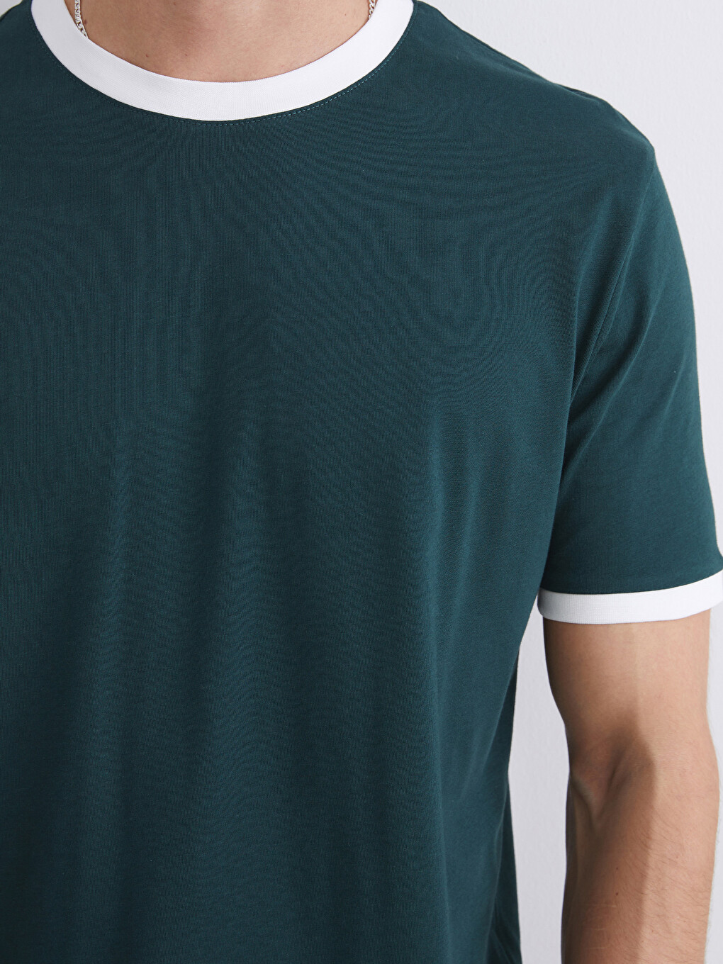 Crew Neck Jersey Men's T-shirt-2