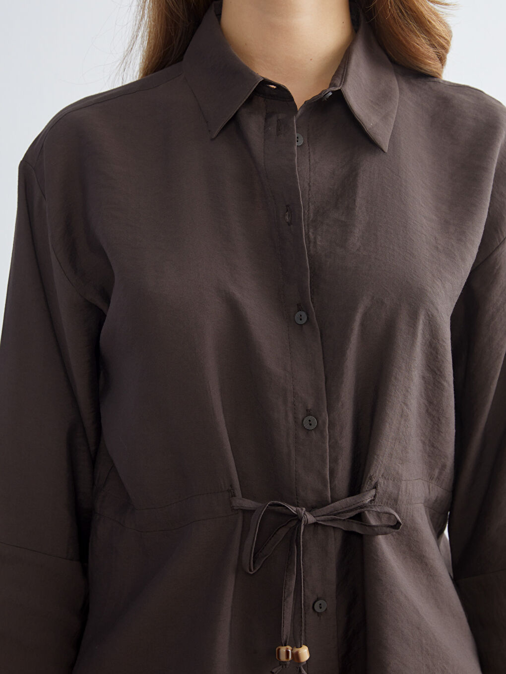Oversize Modal Blend Women's Shirt-5