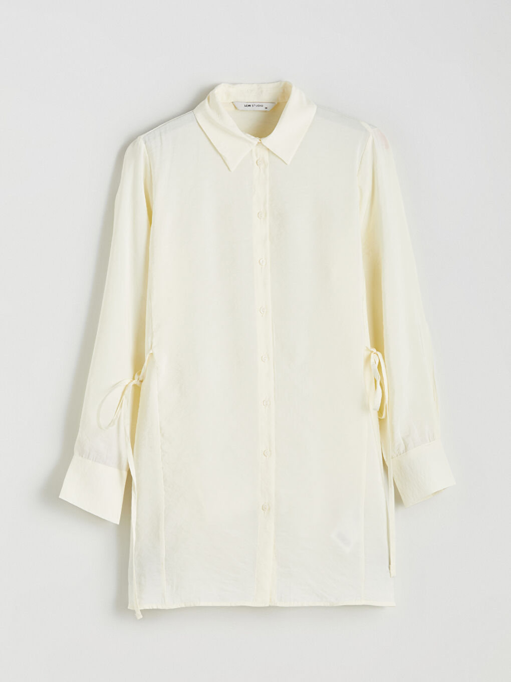 LCWAIKIKI Classic Modal Blend Women's Shirt Tunic -W5IN78Z8-FTH