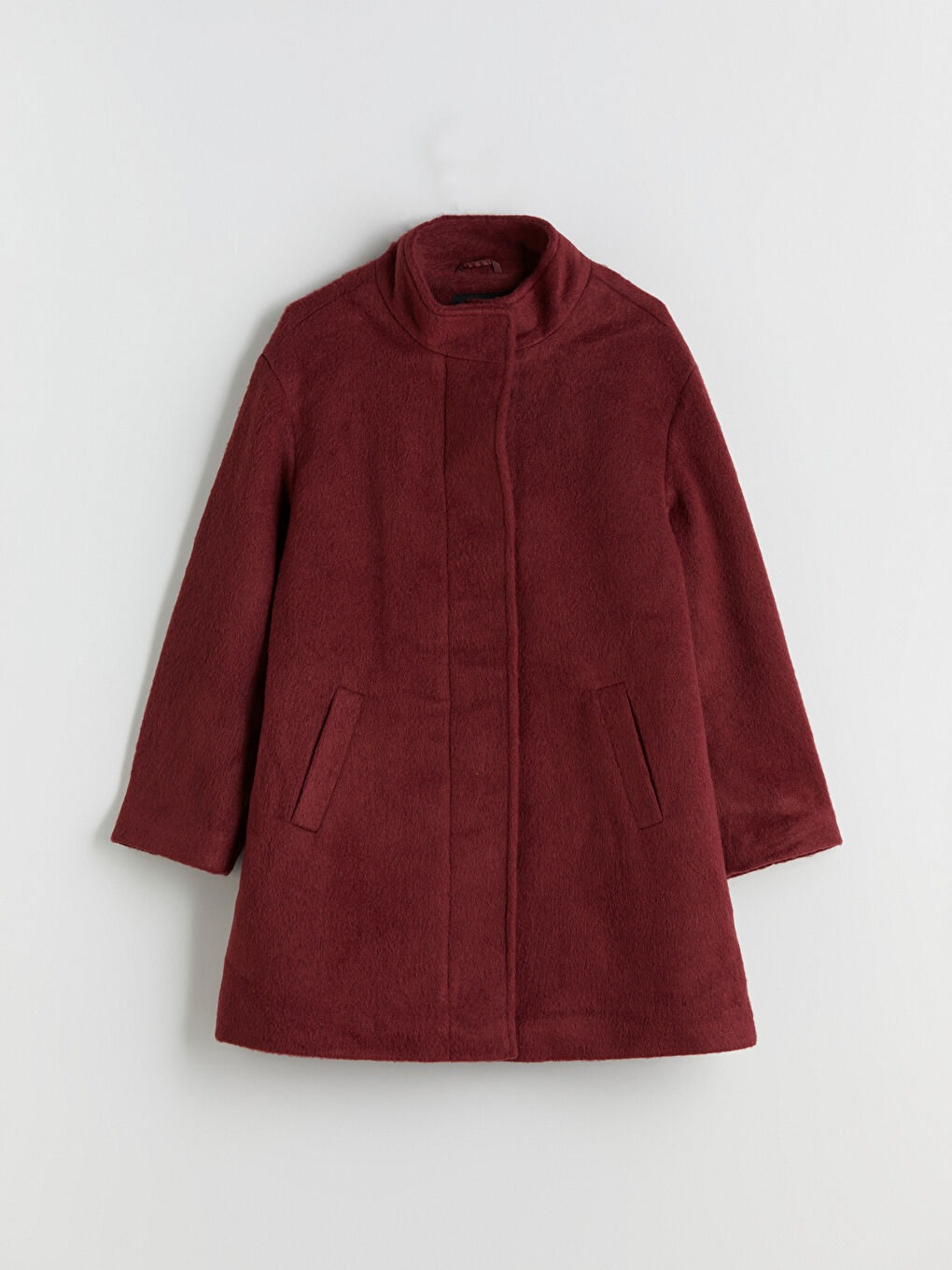 Funnel Neck Women's Cachet Overcoat-5