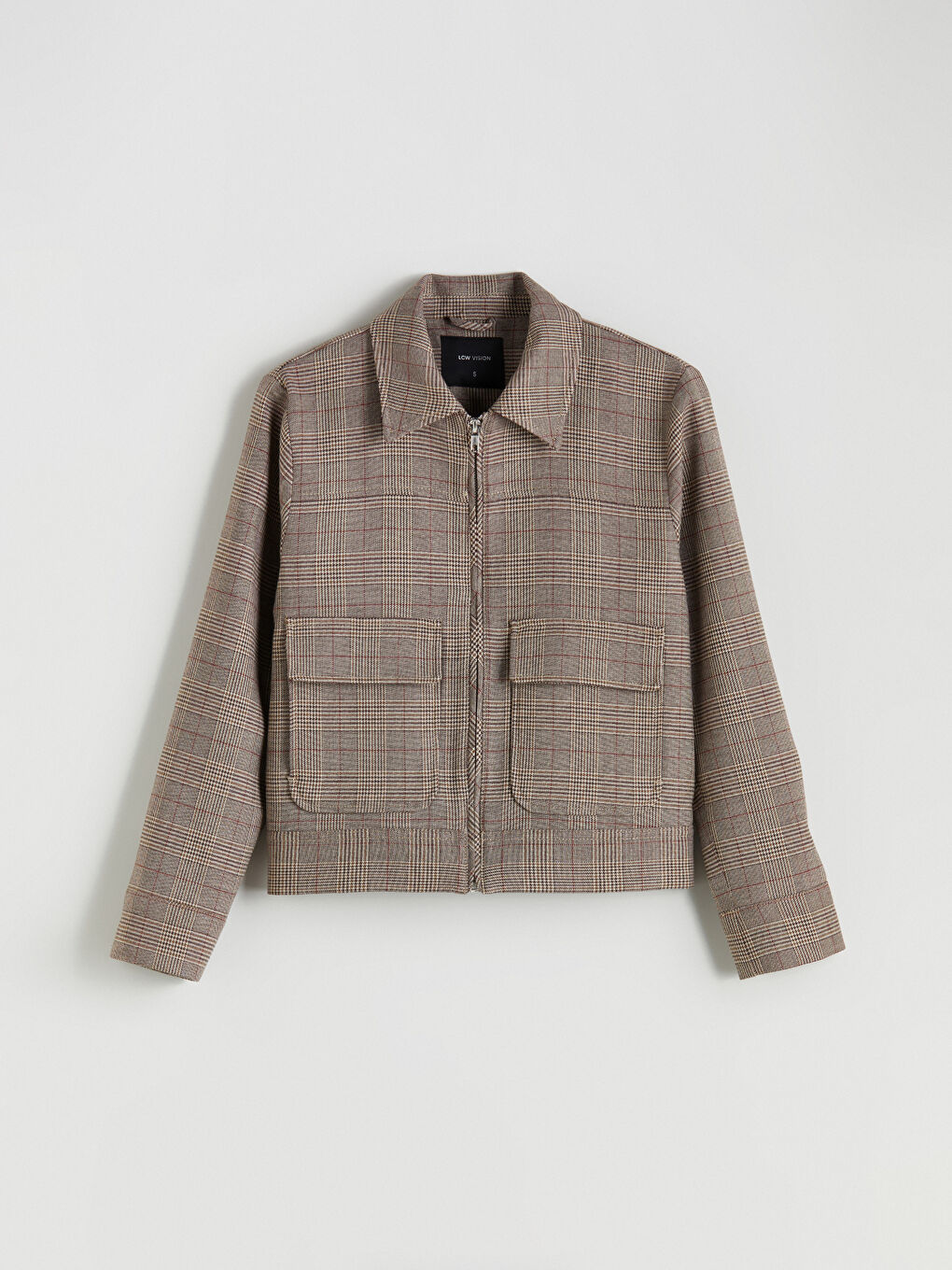 Әйелдерге арналған жағалы мойын торлы пиджак-5