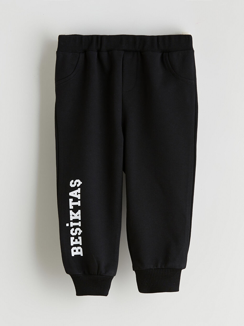 Siyah Beşiktaş Baskılı Erkek Bebek Jogger Eşofman Altı
