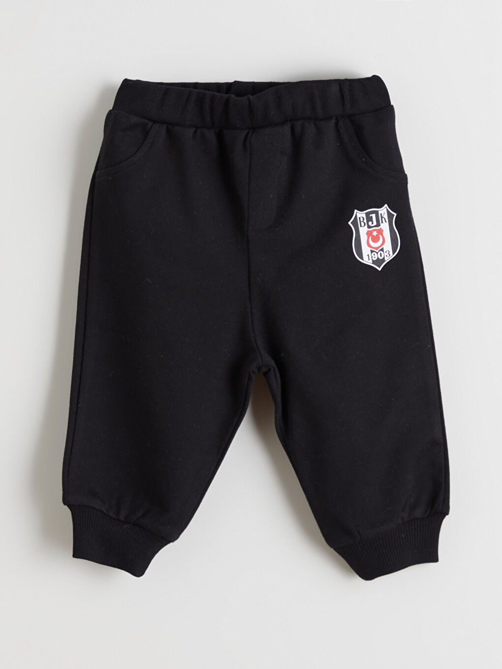 Beyaz Beşiktaş Baskılı Erkek Çocuk Sweatshirt ve Eşofman Alt 2'li-4