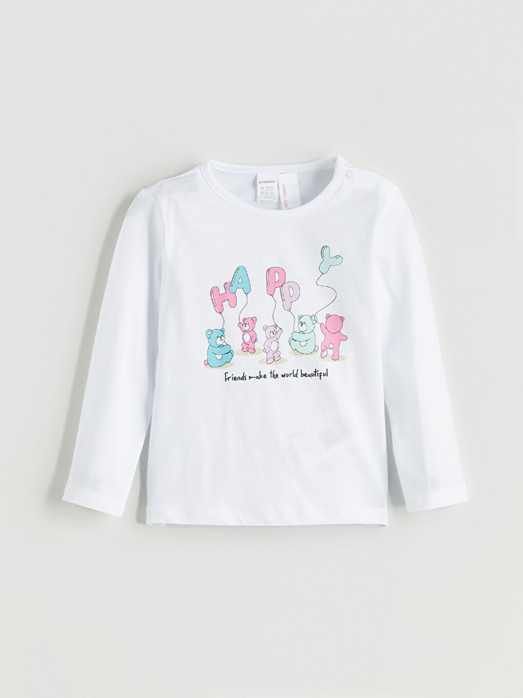 Crew Neck Baby Girls' Pyjama Set-1