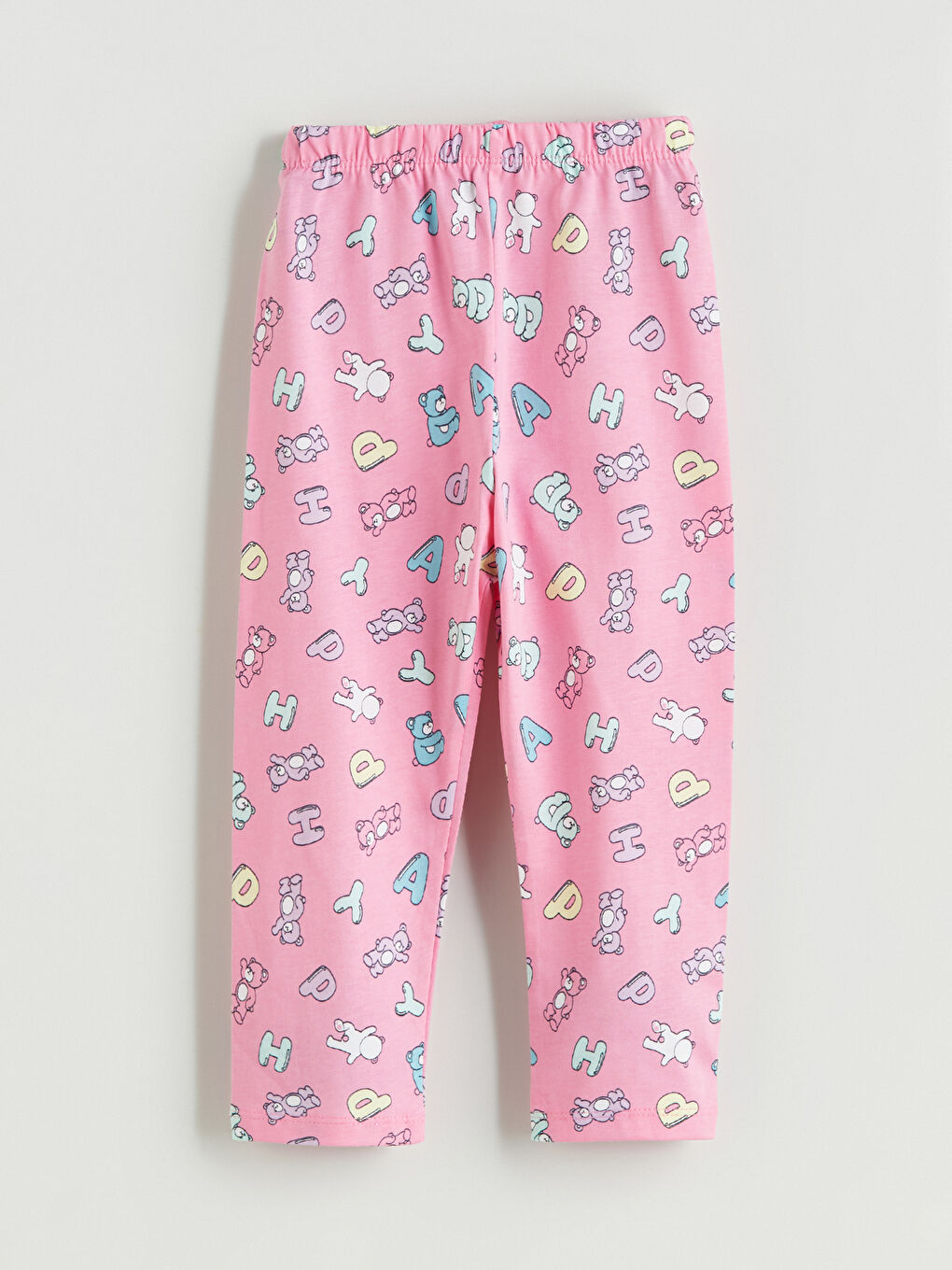 Crew Neck Baby Girls' Pyjama Set-4