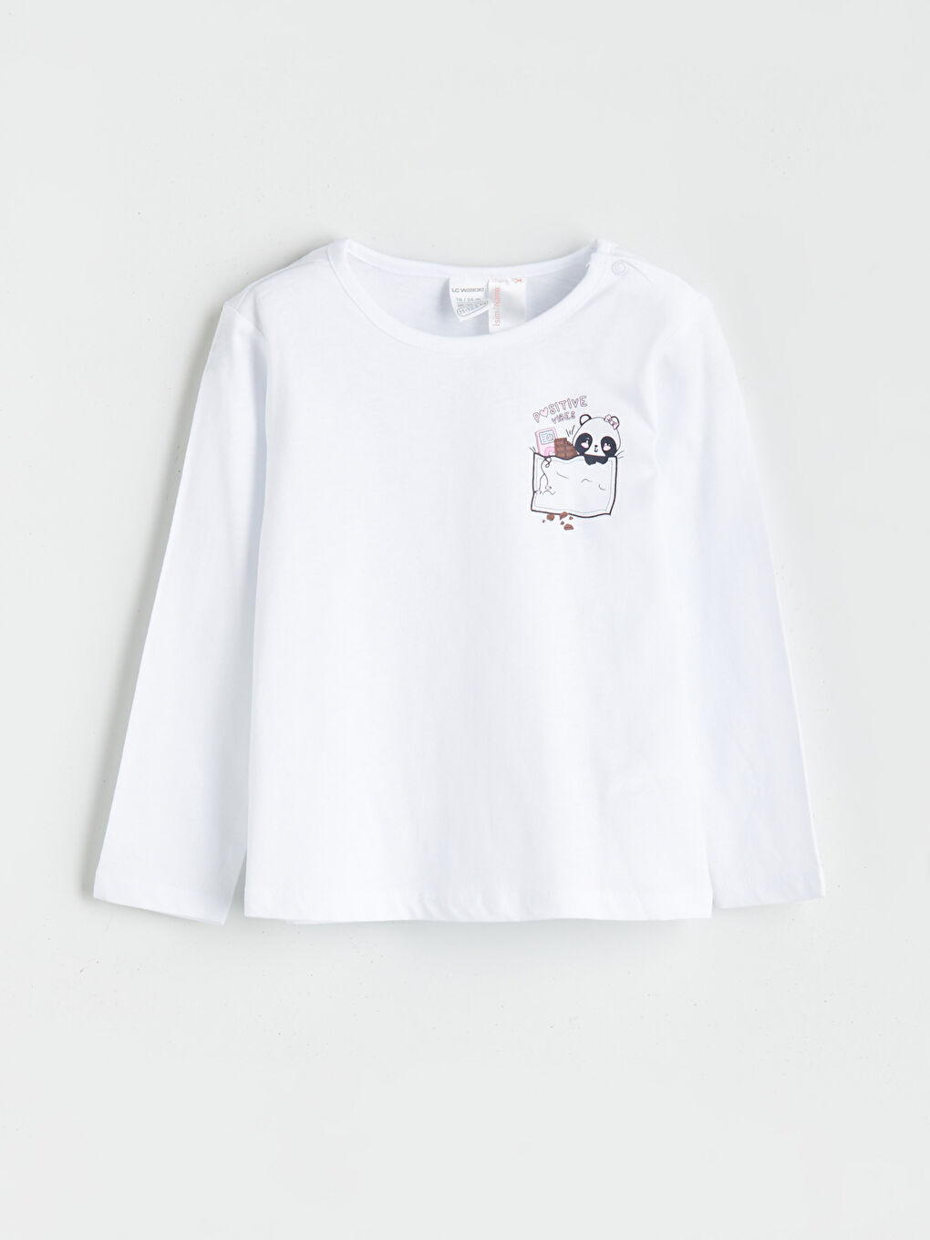 Crew Neck Baby Girls' Pyjama Set-1