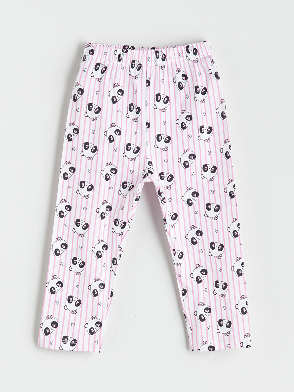 Crew Neck Baby Girls' Pyjama Set-2