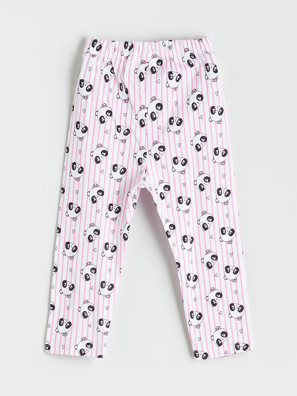 Crew Neck Baby Girls' Pyjama Set-3