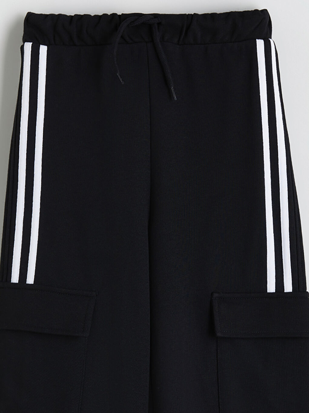 Смугасті Спортивні Штани для Дівчаток з Еластичною Талією та Широкими Штанинами-1