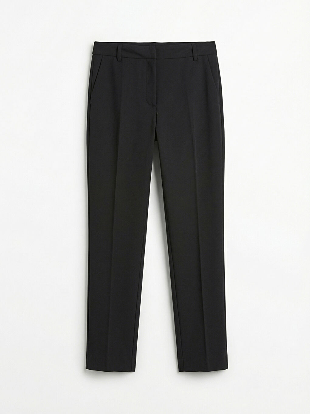 High Waist Women's Cigarette Trousers-8