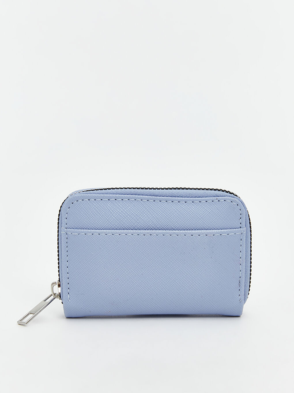 Mavi Deri Görünümlü Kadın Cüzdan