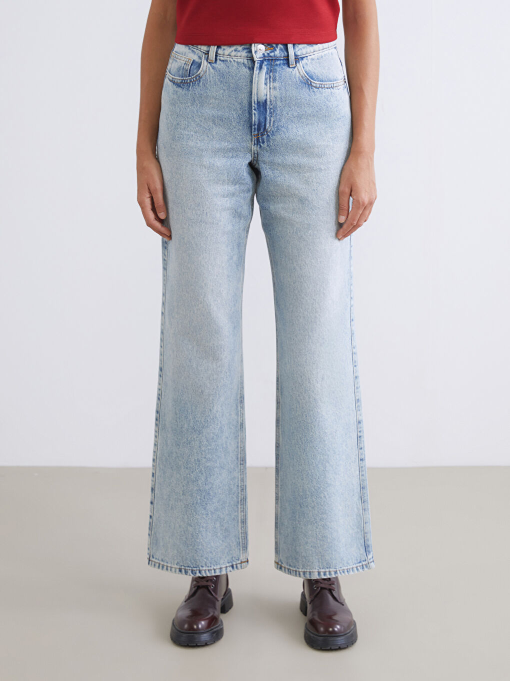 Wideleg Women's Jeans-1