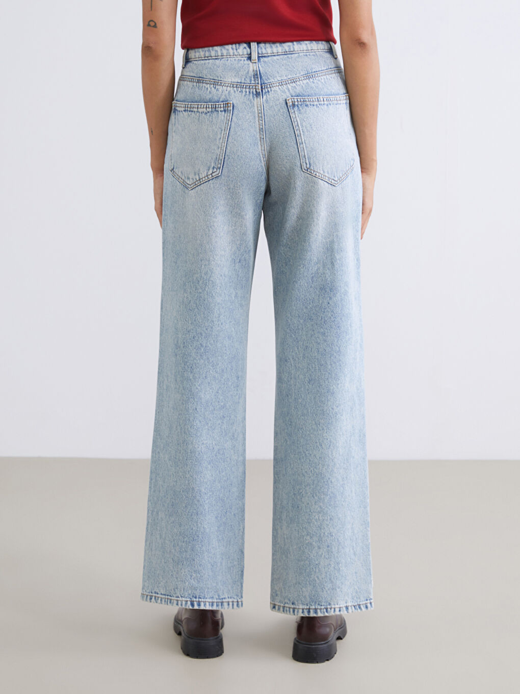 Wideleg Women's Jeans-3