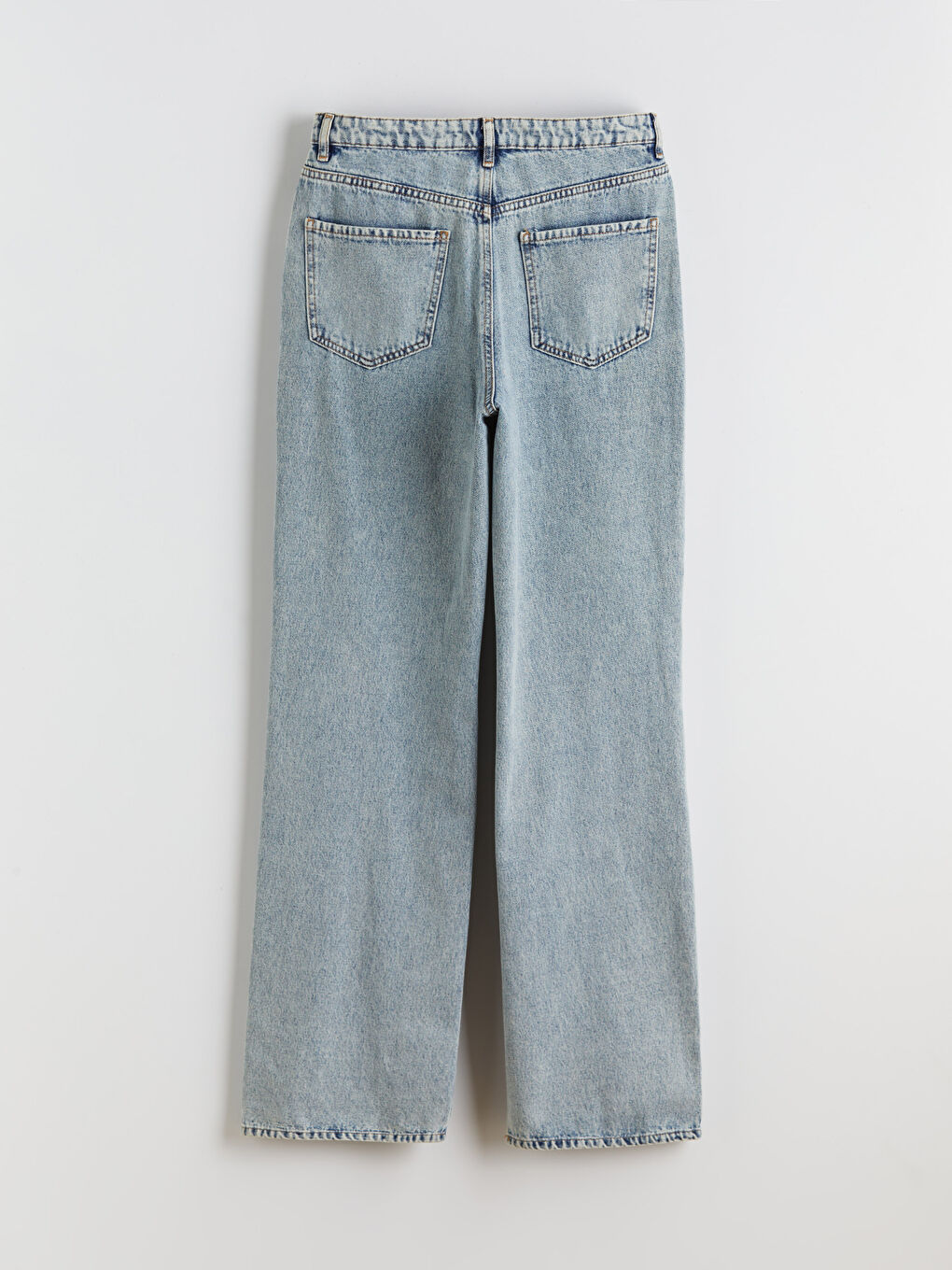 İndigo Wideleg Kadın Jean Pantolon-6