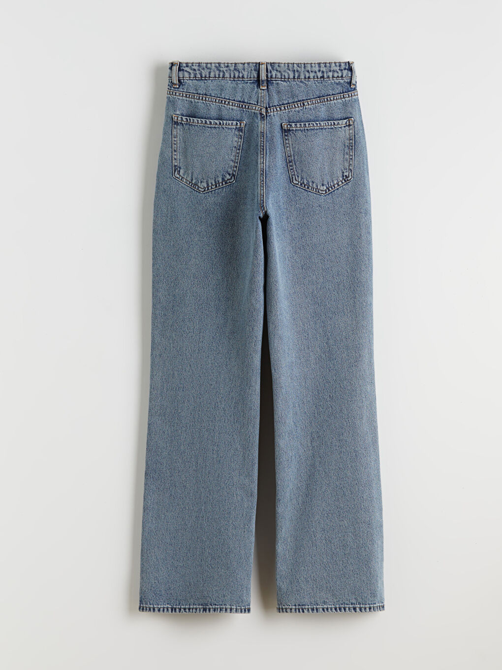 İndigo Wideleg Kadın Jean Pantolon-5