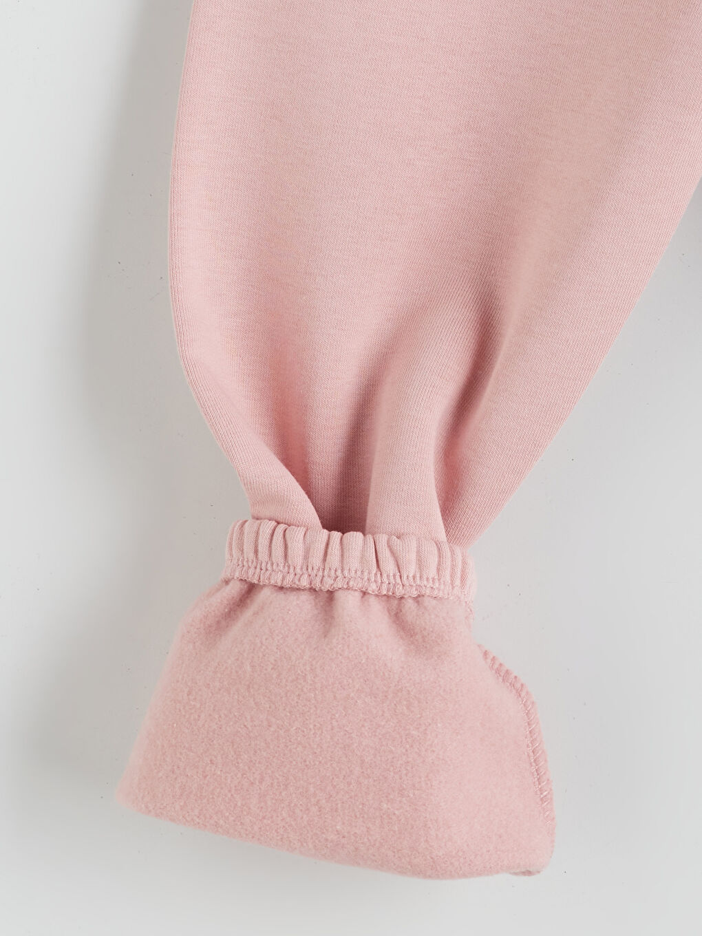Pembe Beli Lastikli Kız Çocuk Jogger Eşofman Alt-1