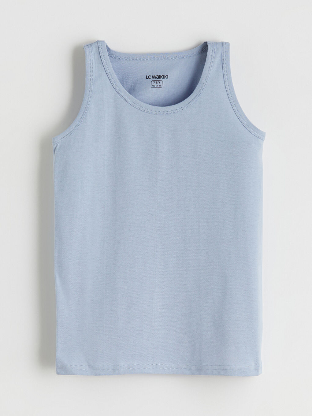 Mavi Bisiklet Yaka Erkek Çocuk Atlet 2'li-4