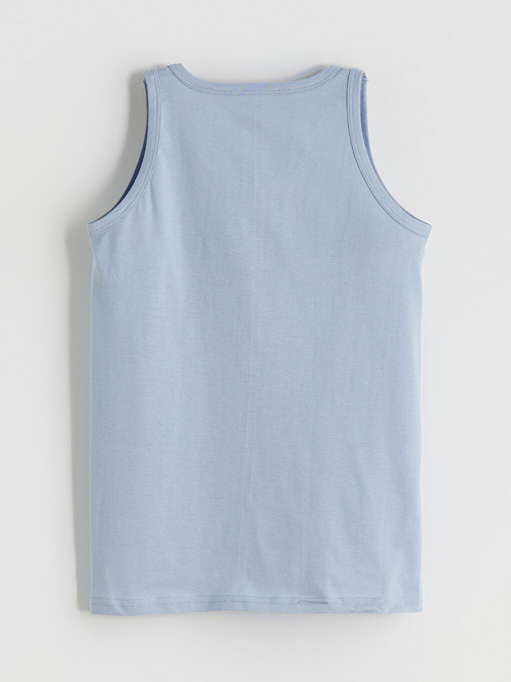 Mavi Bisiklet Yaka Erkek Çocuk Atlet 2'li-5