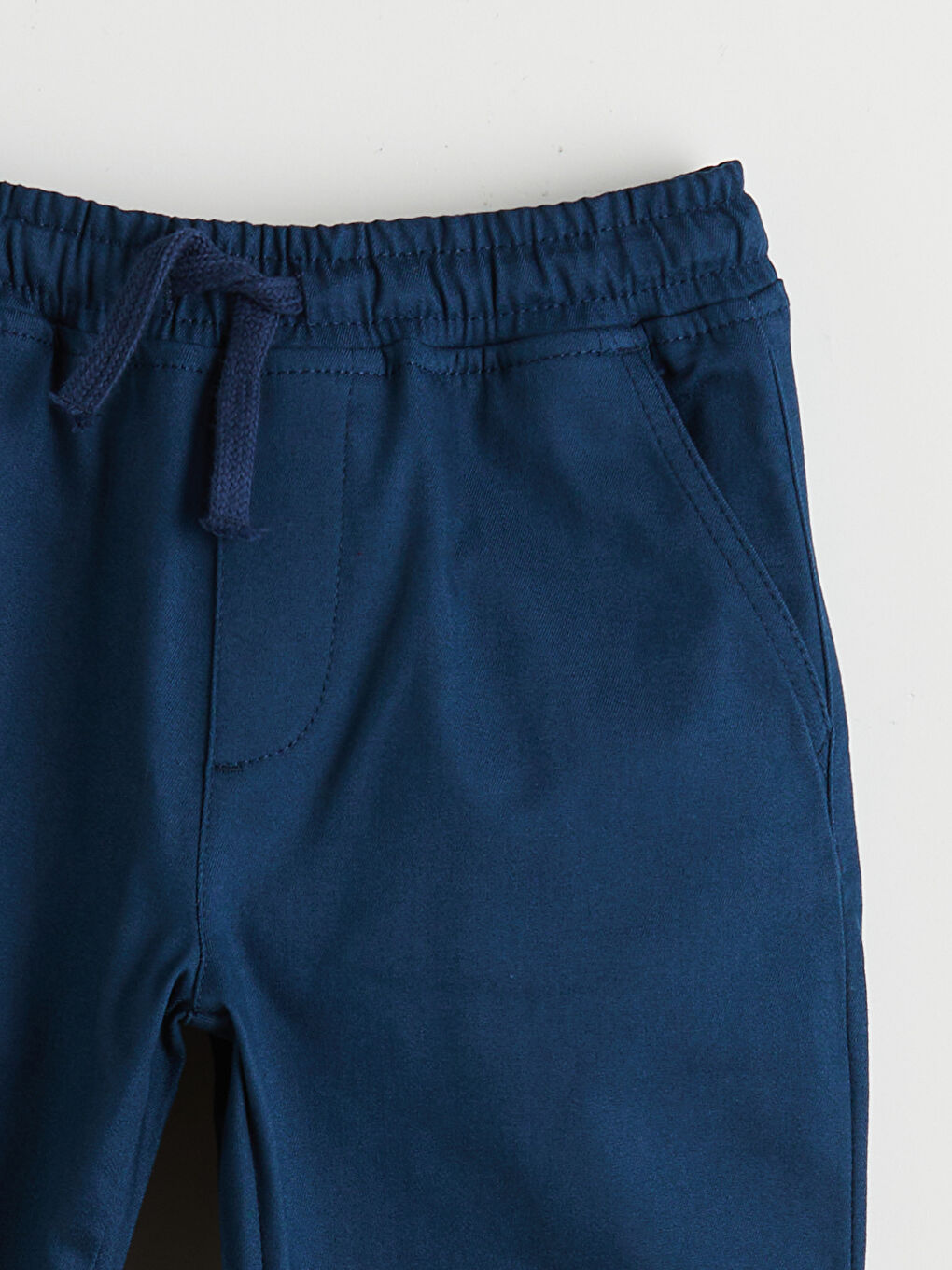 Petrol Beli Lastikli Erkek Çocuk Pantolon-2