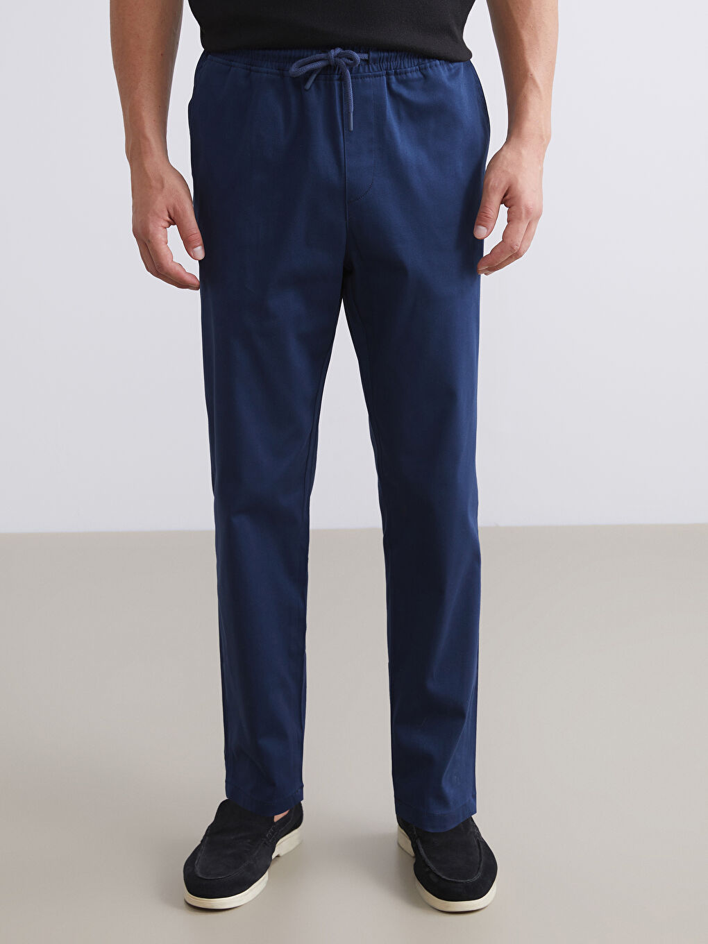 Lacivert Basic Erkek Eşofman Altı-1