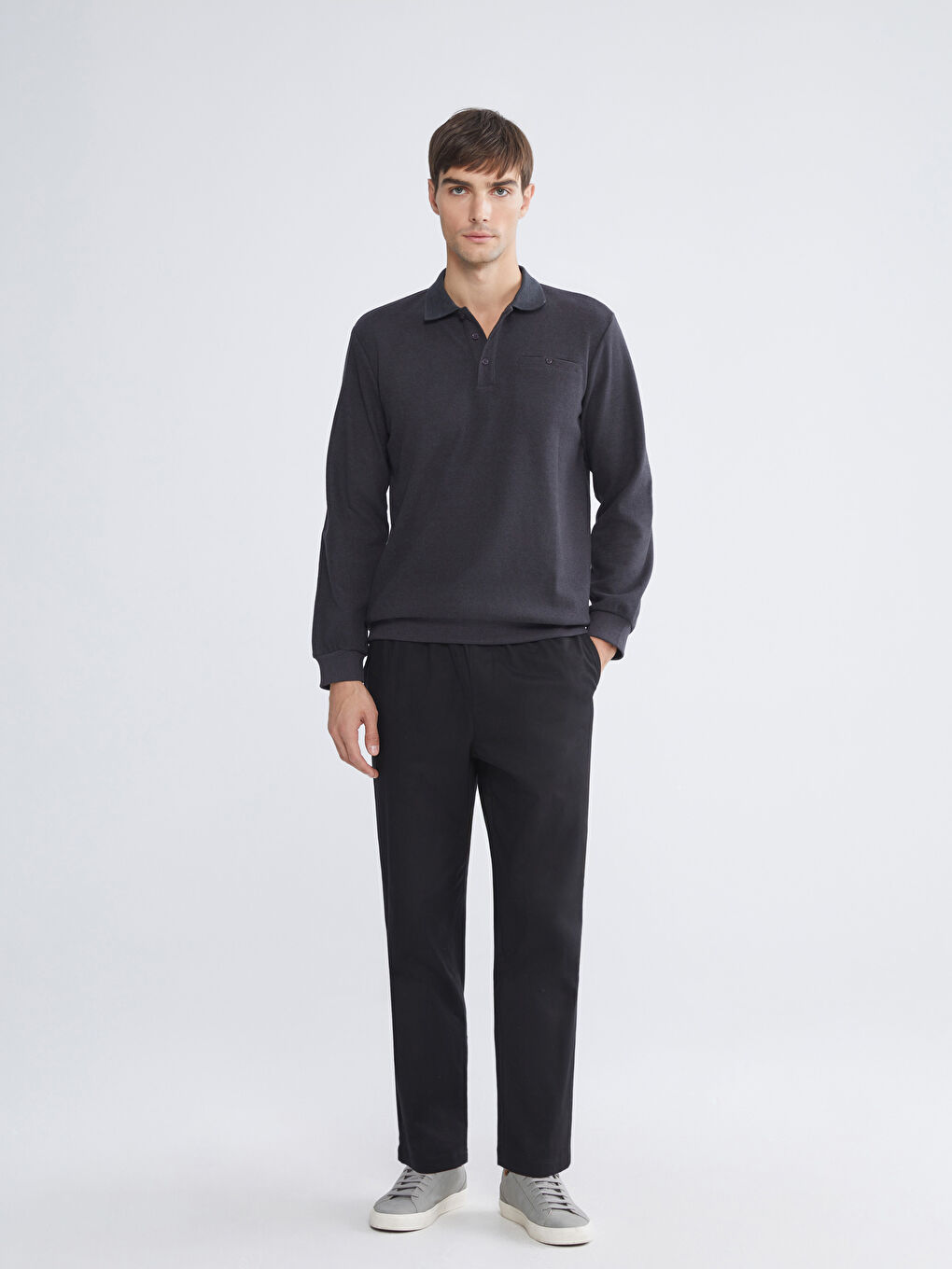 Siyah Basic Erkek Eşofman Altı