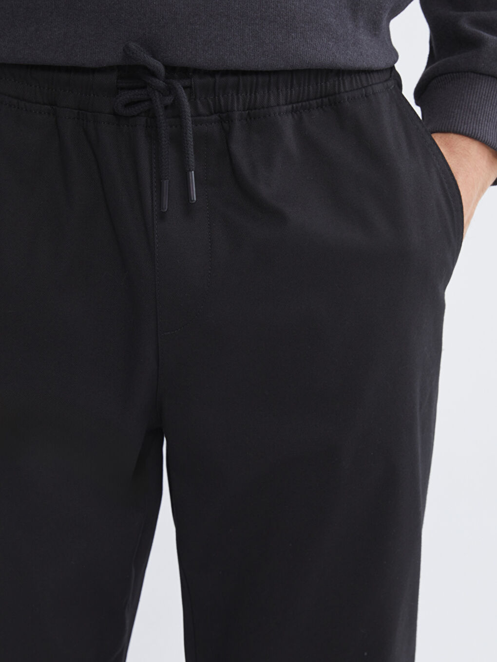 Siyah Basic Erkek Eşofman Altı-2