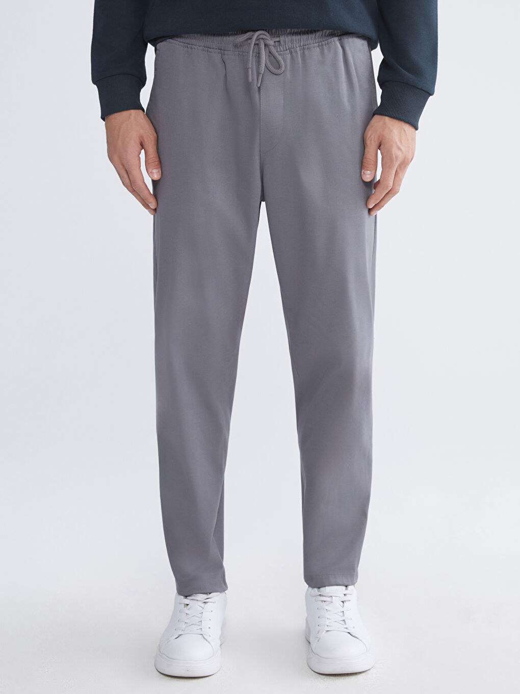 Gri Basic Erkek Eşofman Altı-1