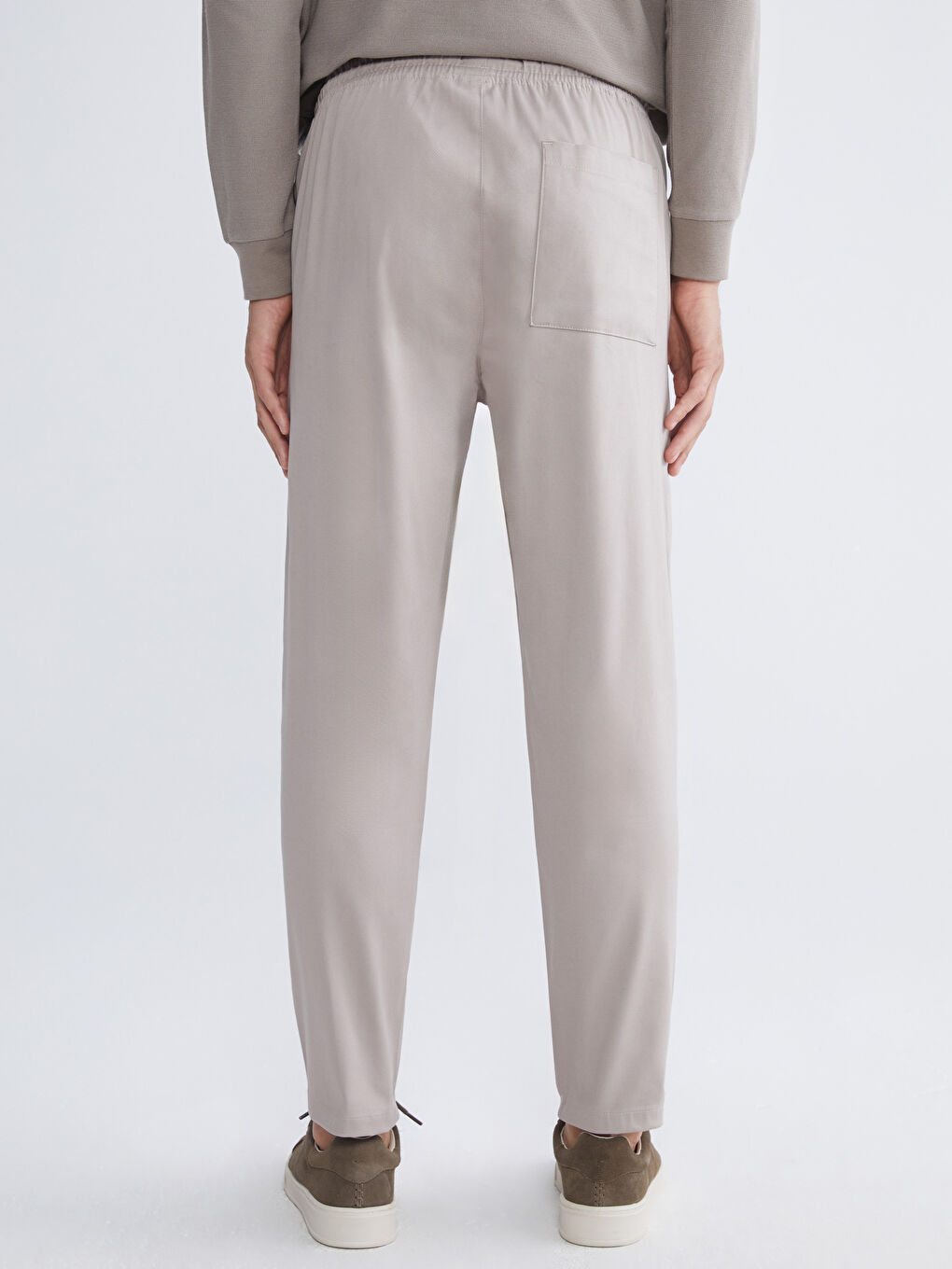 Bej Basic Erkek Eşofman Altı-3