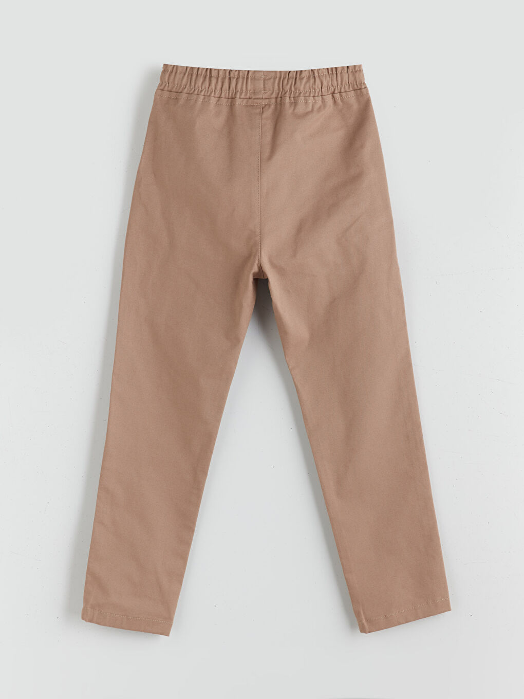 Bej Beli Lastikli Erkek Çocuk Pantolon-1