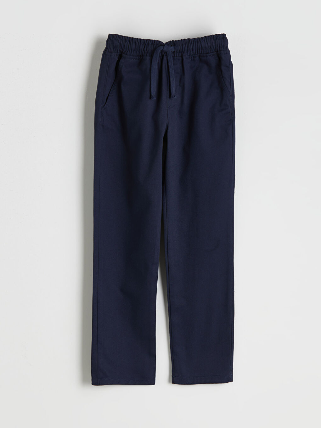 Lacivert Beli Lastikli Erkek Çocuk Pantolon