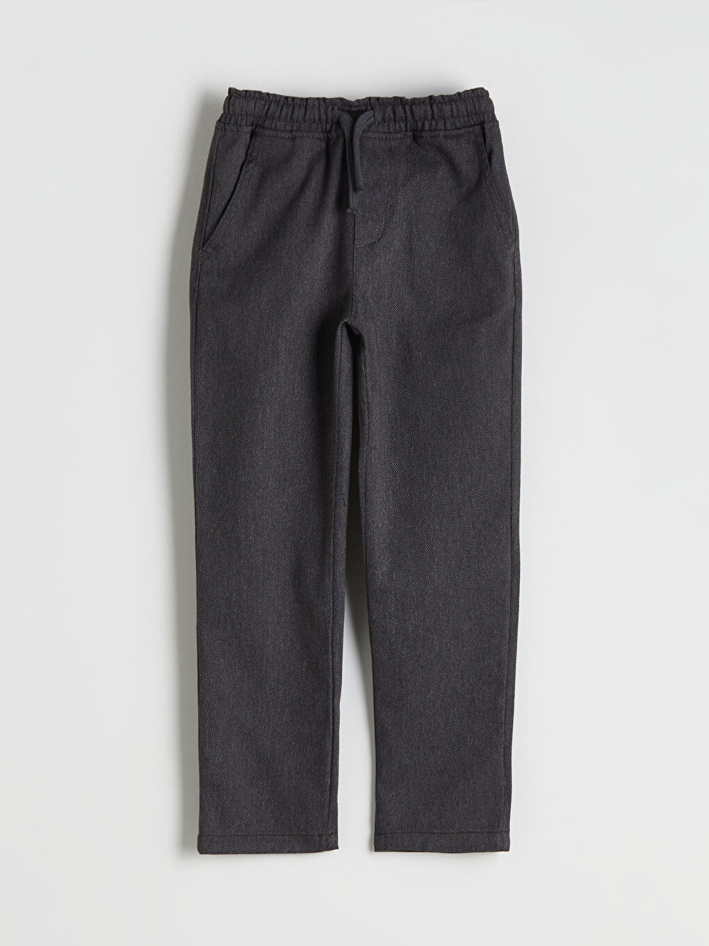 Antrasit Beli Lastikli Erkek Çocuk Pantolon