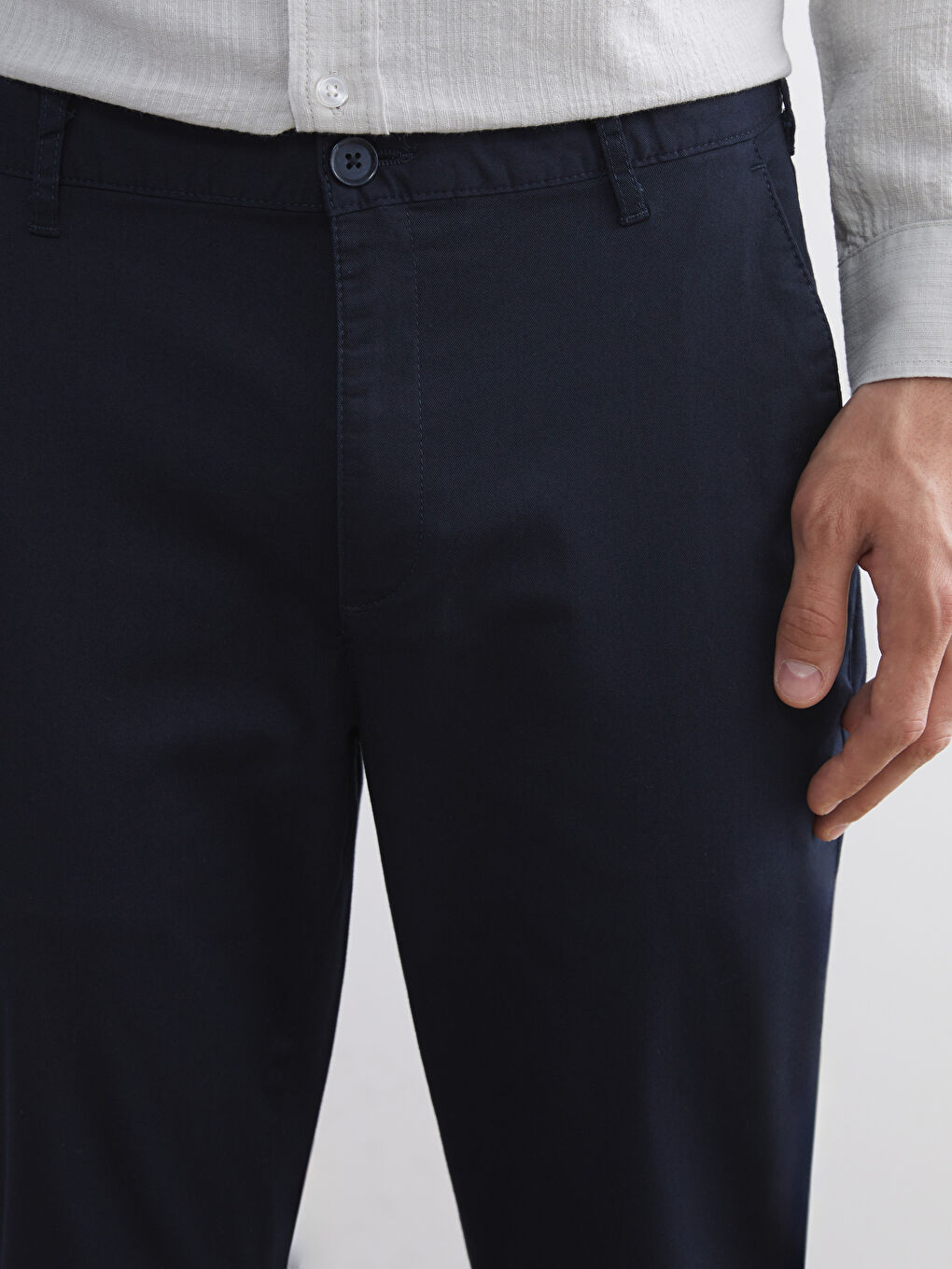 Slim Fit Men's Chino Trousers-2