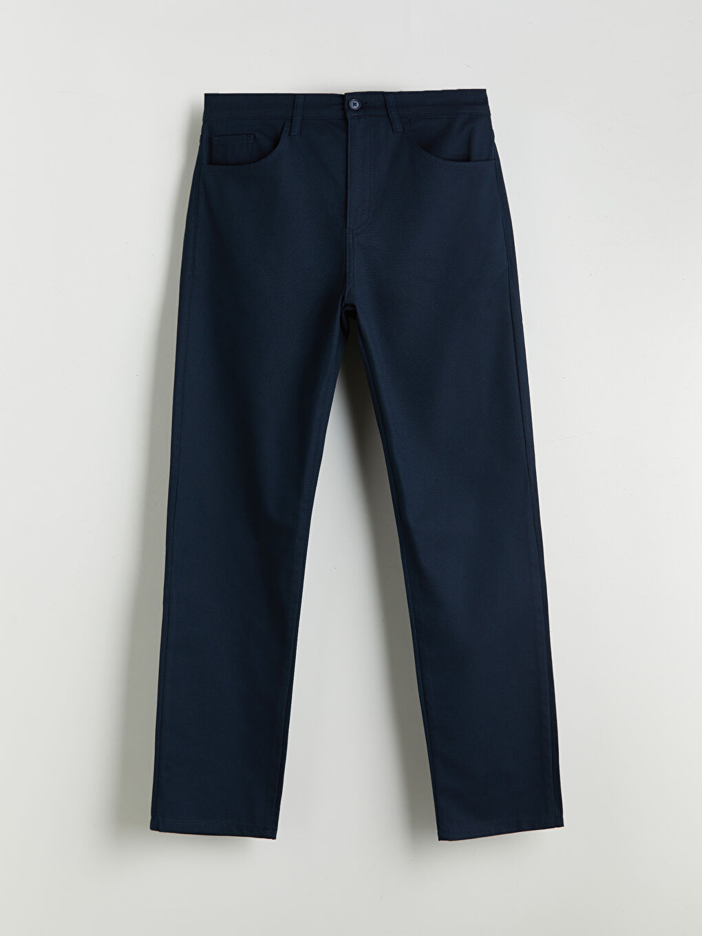 Lacivert Standart Kalıp Erkek Pantolon-4