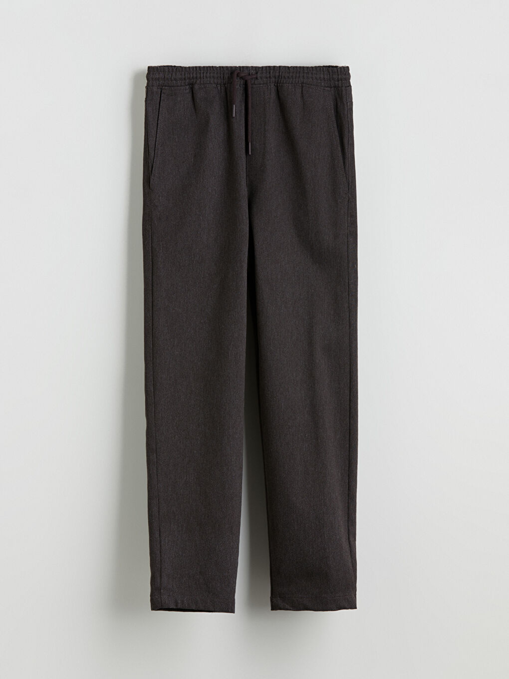 Kahverengi Standart Kalıp Erkek Chino Pantolon-4