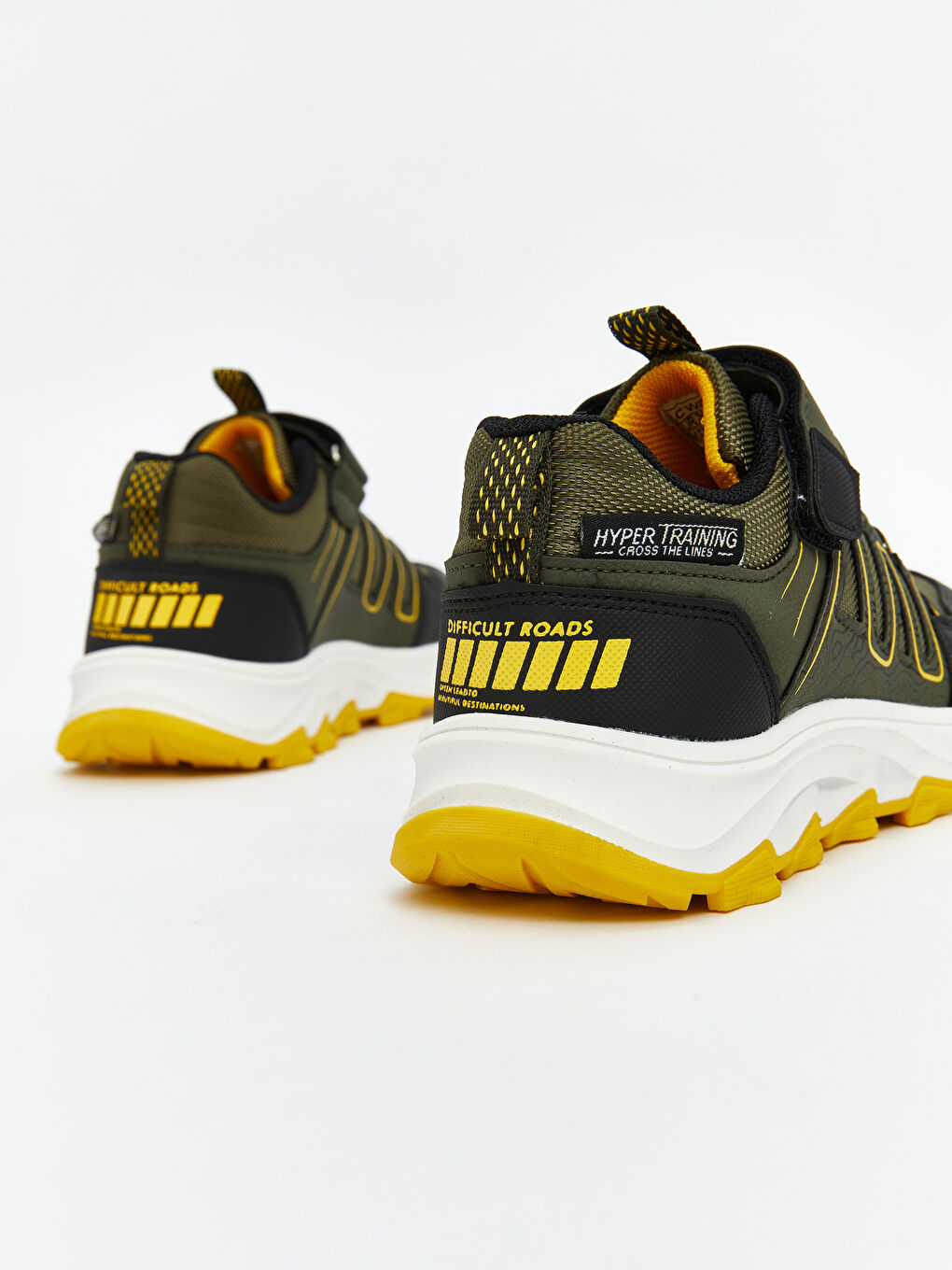 Lace-Up and Velcro Boys' Trekking Shoes-4