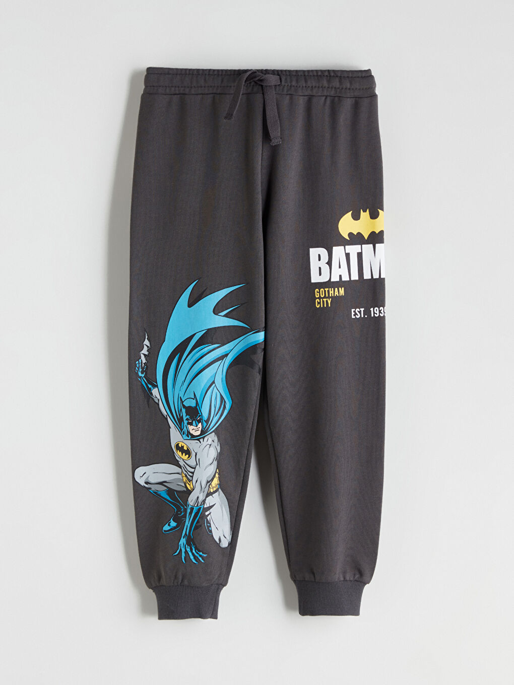 Antrasit Batman Baskılı Erkek Çocuk Jogger Eşofman Alt