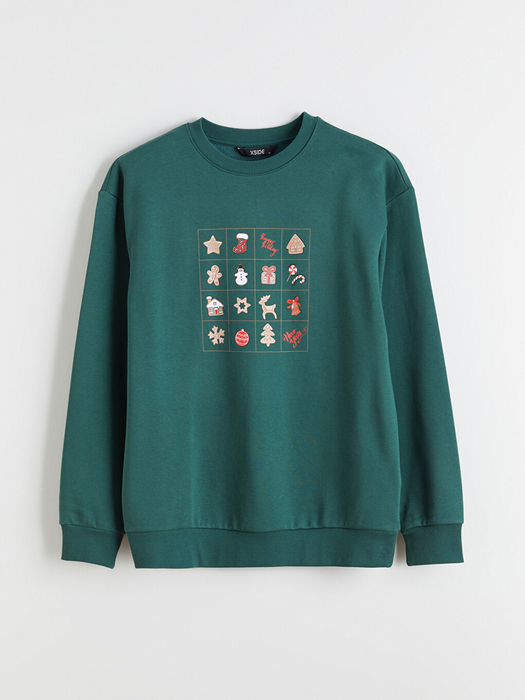 Мужчины Зелёный Свитшот-4