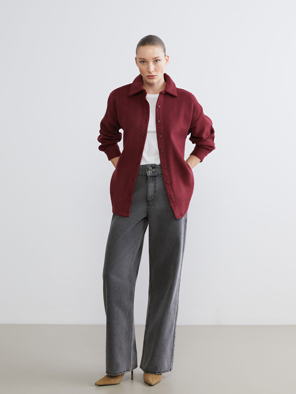 Žena BORDO Natkošulja-1