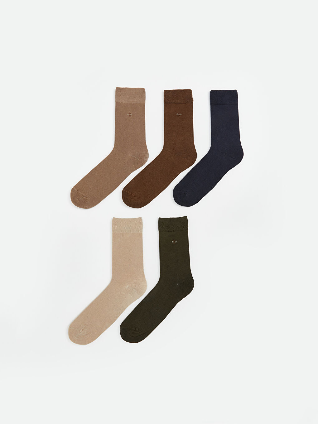 Karışık Desenli Bambu Erkek Soket Çorap 5'li-1