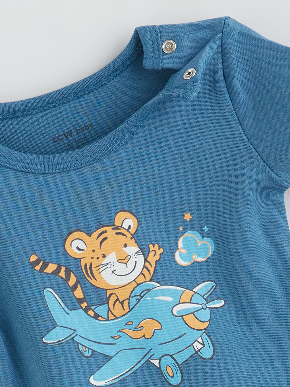 Отпечатано Бебешко Боди с Щрапки за Момчета 2 Опаковки-2