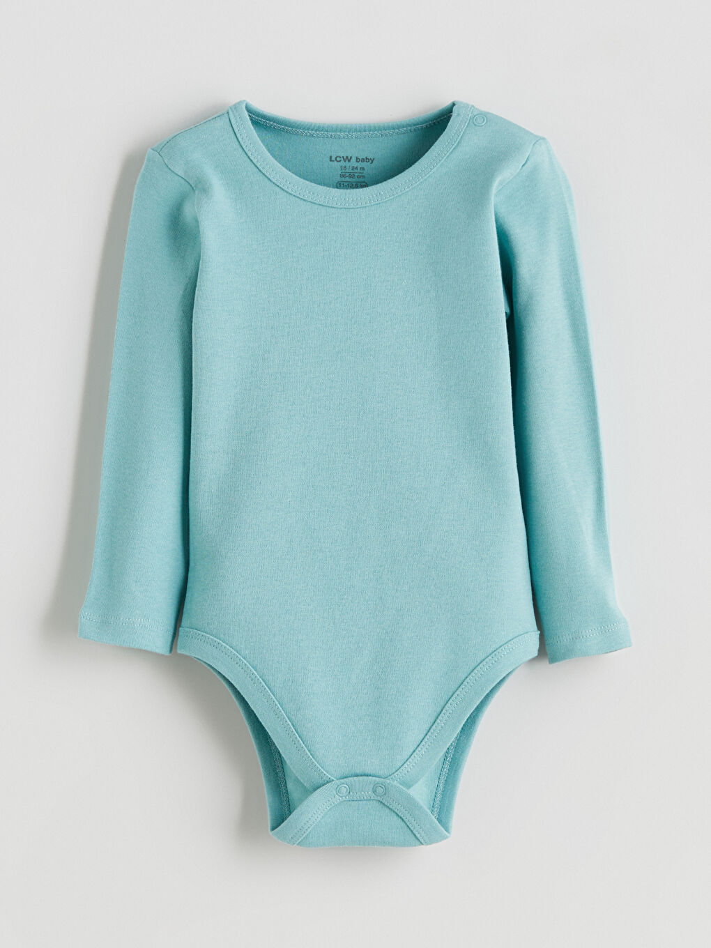 Crew Neck Long Sleeve Baby Boy Snap Snap Body Set of 2-4