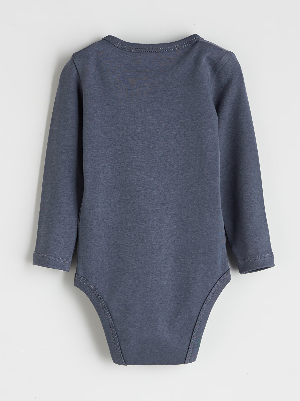 Gri Erkek Çocuk Çıtçıtlı Body-1